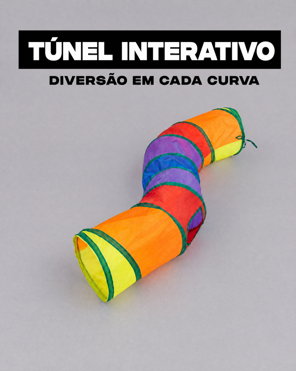 Túnel Dobrável para Gatos