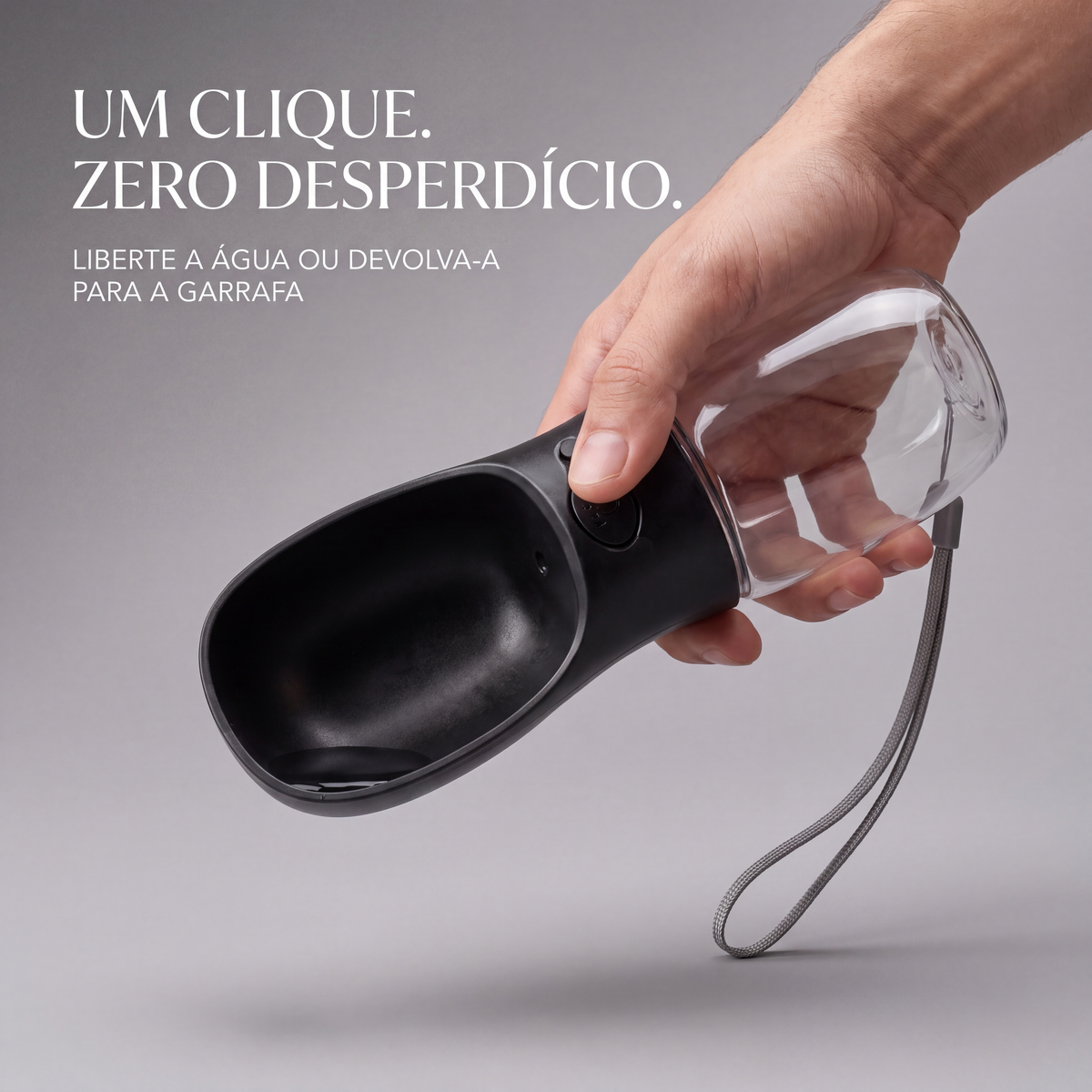 Garrafa de água portátil para gatos